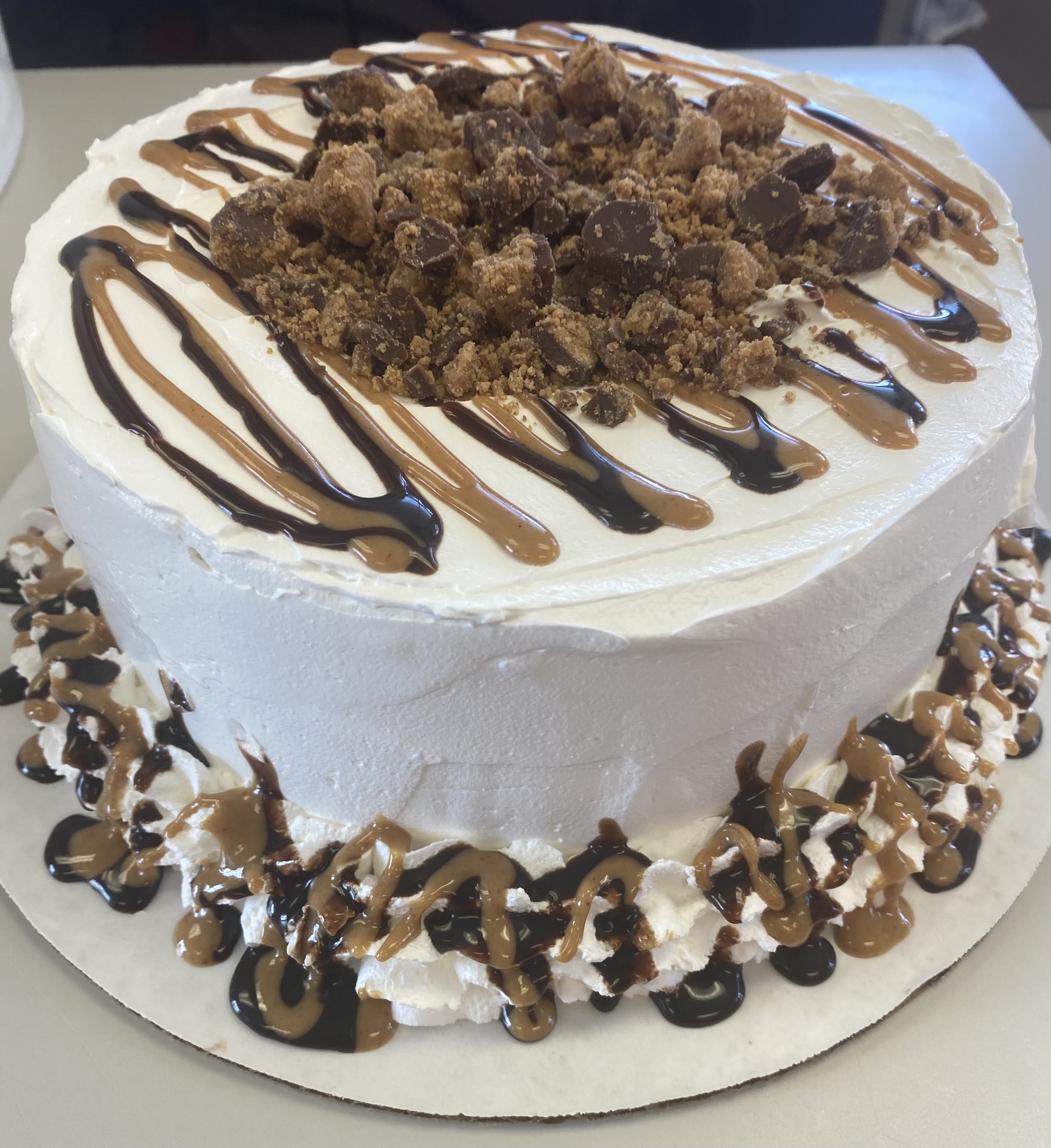 Peanut Butter Ice Cream Cake